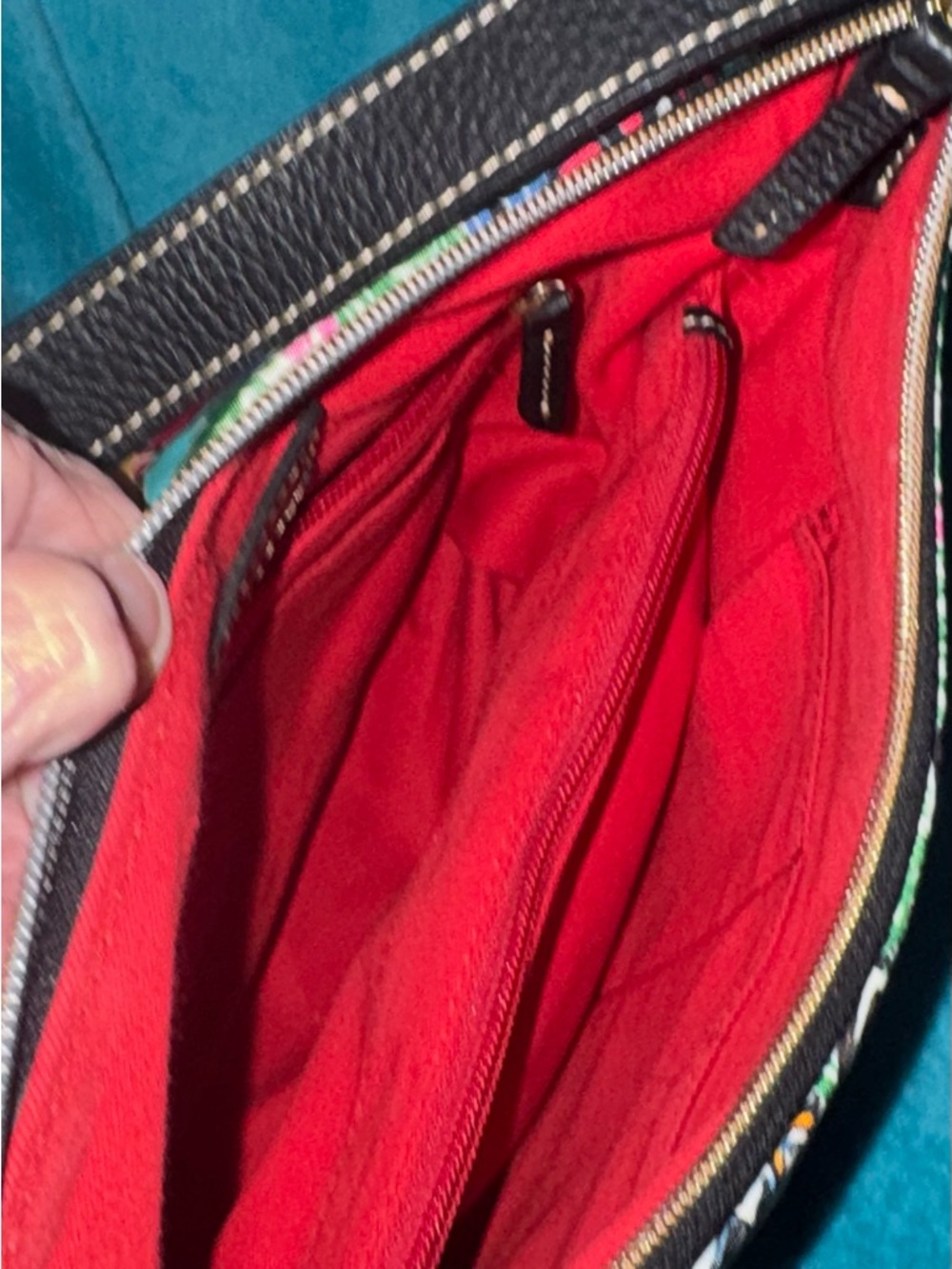 Nylon  Dooney & Bourke Sand Bar Tropical Print Nylon Bag! - Picture 7 of 7